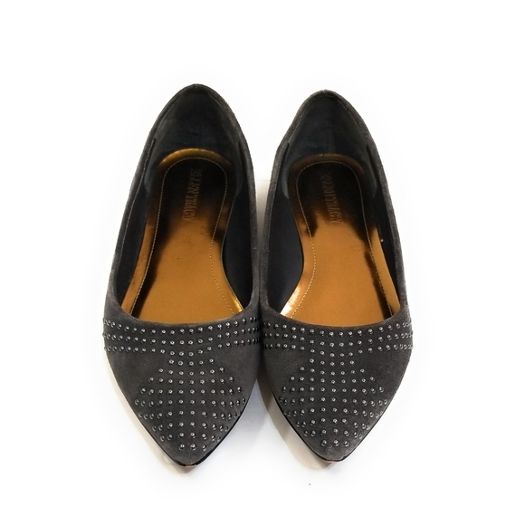 ELLEN TRACY Maddy Suede Studded Flats Size 8.5 - Picture 8 of 11